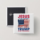 Donald Trump Button (Vorne & Hinten)