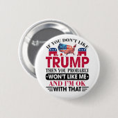 Donald Trump Button (Vorne & Hinten)