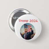 Donald Trump Button (Vorne & Hinten)