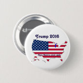 Donald Trump Button (Vorne & Hinten)
