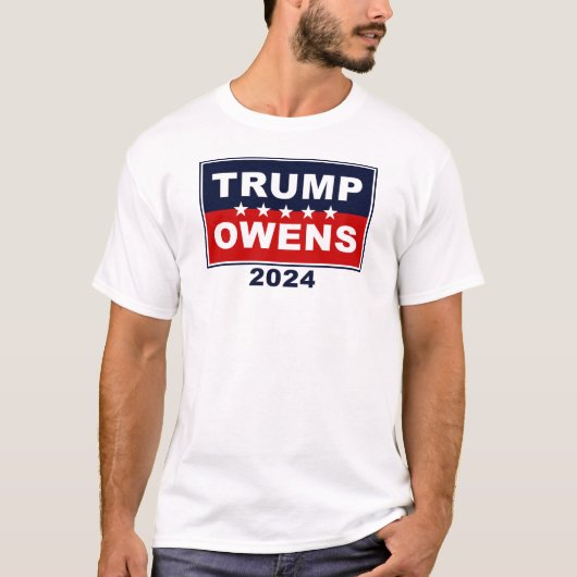 Donald Trump & Candace Owens 2024 USA Präsident T-Shirt (Vorderseite)