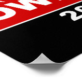 Donald Trump & Candace Owens 2024 USA Wahl Poster (Ecke)