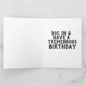 DONALD TRUMP CHOCOLATE CAKE FUNNY BIRTHDAY CARD KARTE (Innenseite)