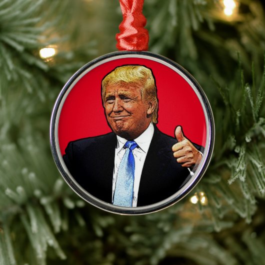 DONALD TRUMP CHRISTMAS 2024 Ornament (Baum)