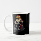 Donald Trump Christmas Biker Motorbike Funny Santa Kaffeetasse (Links)