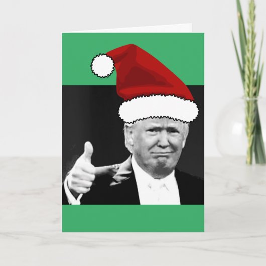 DONALD TRUMP CHRISTMAS CARDS FEIERTAGSKARTE (Vorderseite)