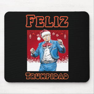 Donald Trump Christmas Feliz Trumpidad Mousepad