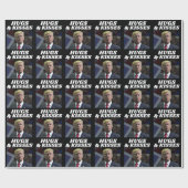 DONALD TRUMP CHRISTMAS KISS WRAPPING PAPIER GESCHENKPAPIER (Flach)