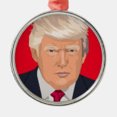 DONALD TRUMP CHRISTMAS Ornament (Vorne)