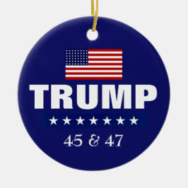 DONALD TRUMP CHRISTMAS ORNANAS KERAMIK ORNAMENT