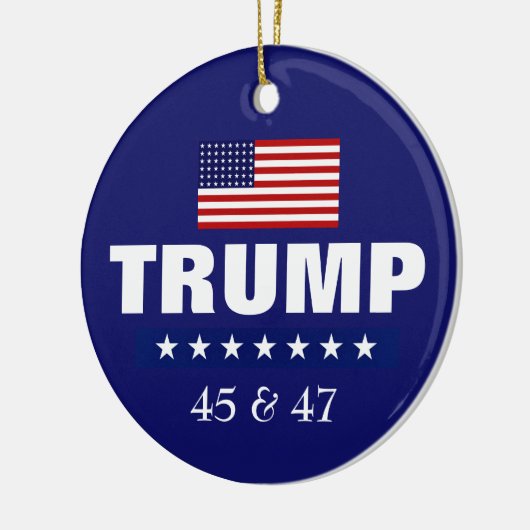 DONALD TRUMP CHRISTMAS ORNANAS KERAMIK ORNAMENT (Links)