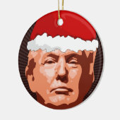 DONALD TRUMP CHRISTMAS ORNANAS KERAMIK ORNAMENT (Links)