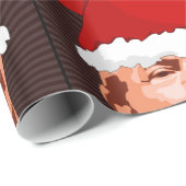 DONALD TRUMP CHRISTMAS SANTA Wrapping Paper Geschenkpapier (Rolleneckpunkt)