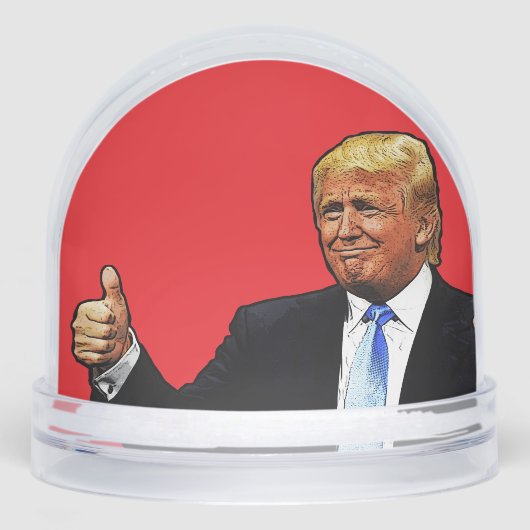 DONALD TRUMP CHRISTMAS SNOW GLOBE SCHNEEKUGELN (Vorderseite)