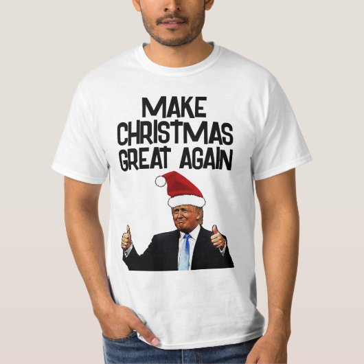 DONALD TRUMP CHRISTMAS WIEDER GROSS T - SHIRT (Vorderseite)