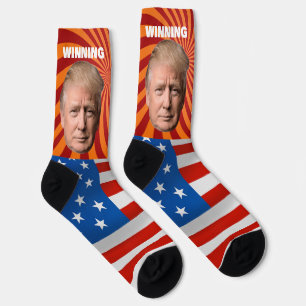 DONALD TRUMP CHRISTMAS WINNING SOCKS SOCKEN