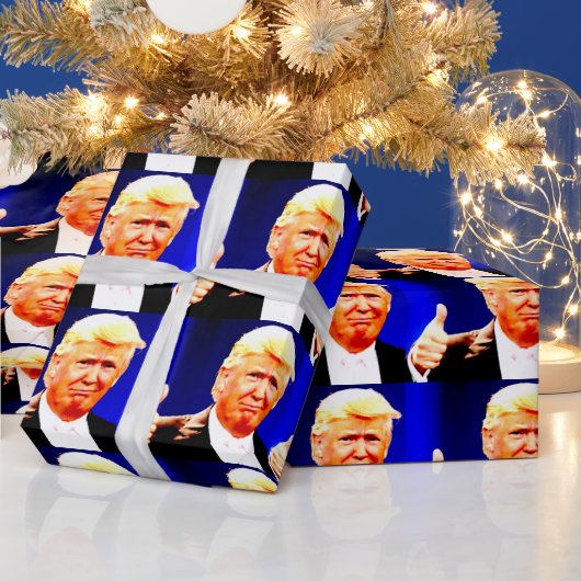 DONALD TRUMP CHRISTMAS Wrapping Paper Geschenkpapier (Feiertage)