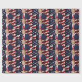 DONALD TRUMP CHRISTMAS WRAPPING PAPIER GESCHENKPAPIER (Flach)