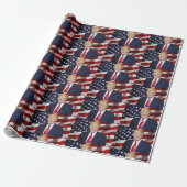DONALD TRUMP CHRISTMAS WRAPPING PAPIER GESCHENKPAPIER (Ungerollt)