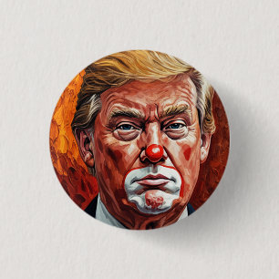 Donald Trump Clown Button