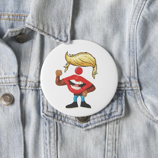 Donald Trump Clown Face Button (Beispiel)
