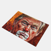 Donald Trump Clown Fußmatte (Schrägansicht)