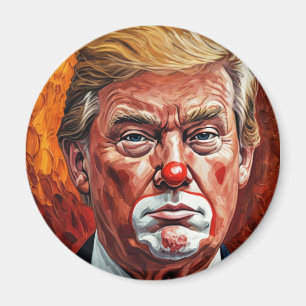 donald trump clown  magnet