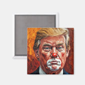 Donald Trump Clown Magnet (Vorderseite/Rückseite)