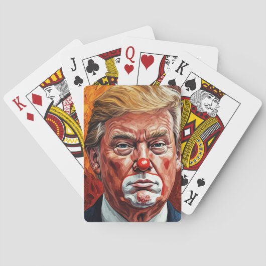 Donald Trump Clown Spielkarten (Rückseite)