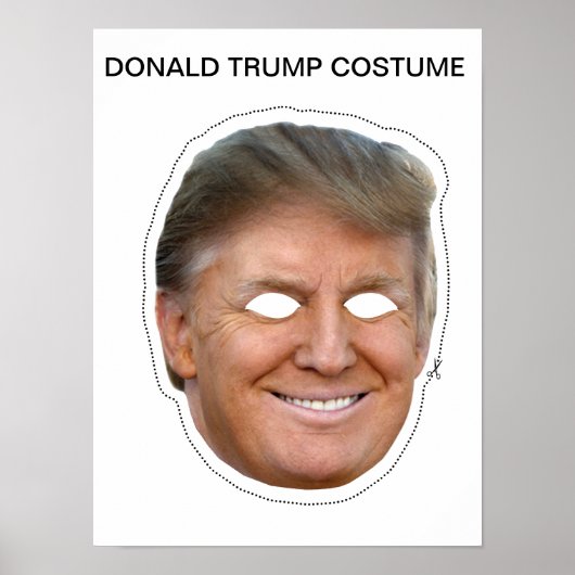 Donald Trump Costume Poster (Vorne)