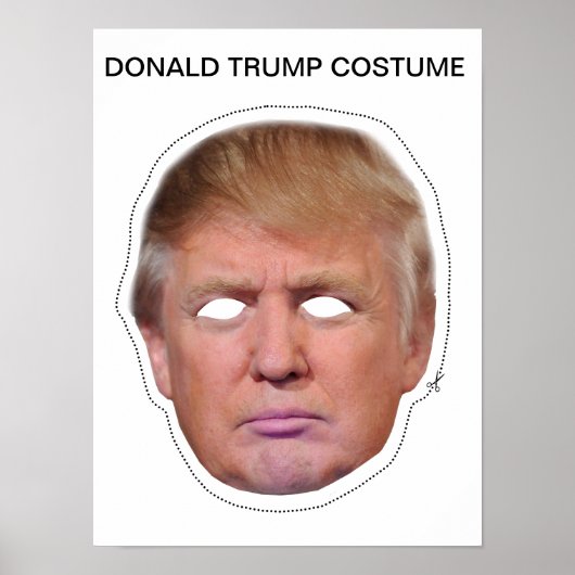 Donald Trump Costume Poster (Vorne)