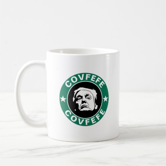 Donald Trump Covfee Kaffeetasse (Links)