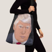 DONALD TRUMP CROSS BODY DESIGNER BAG PURSE TRAGETASCHEN MIT LANGEN TRÄGERN (Von Nahem)