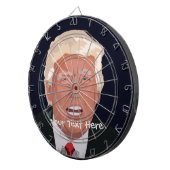 Donald Trump Custom Metal Cage Dartboard Dartscheibe (Vorderseite rechts)