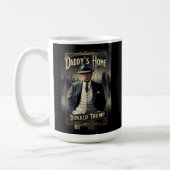 Donald Trump Daddys Zuhause Funny MAGA Movie Poste Kaffeetasse (Links)