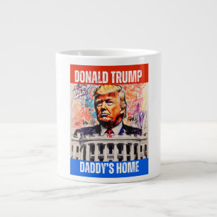 DONALD TRUMP - DADDYS ZUHAUSE Jumbo-Tasse