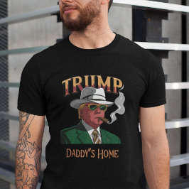 Donald Trump Daddys Zuhause-Tri-Blend-T-Shirt Tri-Blend Shirt