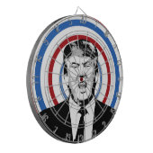 Donald Trump Dart Board Dartscheibe (Vorderseite Links)