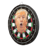 Donald Trump Dartboard Anti-Trump-Funny politisch Dartscheibe (Vorderseite rechts)