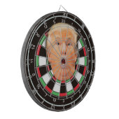 Donald Trump Dartboard Anti-Trump-Funny politisch Dartscheibe (Vorderseite Links)