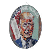 Donald Trump Dartscheibe (Vorderseite Links)