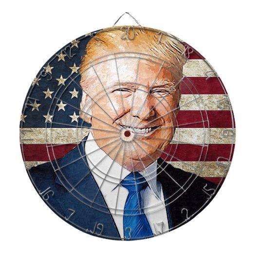 Donald Trump Dartscheibe (vorne)