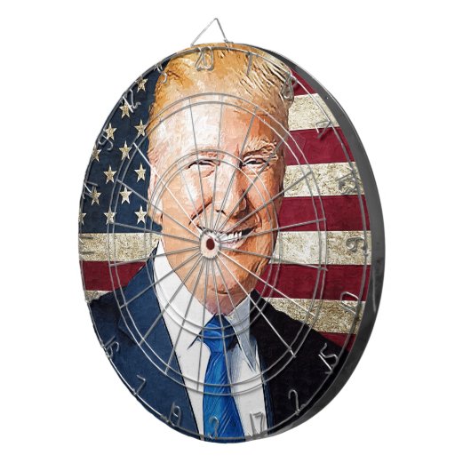 Donald Trump Dartscheibe (Vorderseite rechts)