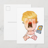Donald Trump, das Baby Postkarte (Vorne/Hinten)