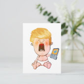 Donald Trump, das Baby Postkarte (Stehend Vorderseite)