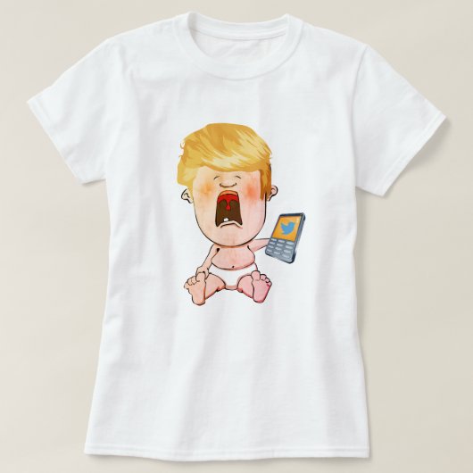 Donald Trump, das Baby T-Shirt (Design vorne)