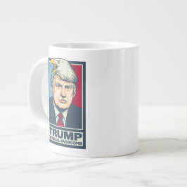 Donald Trump, den wir Overcomb sollen Jumbo-Tasse