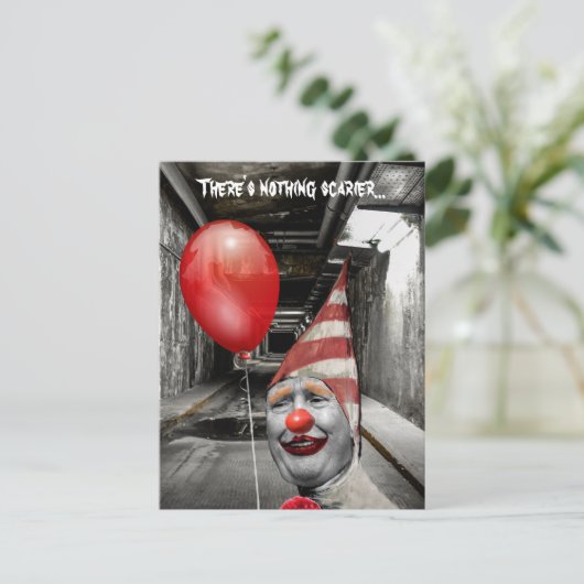 Donald Trump: Der Clown-Funny-Custom-Text Postkarte (Stehend Vorderseite)
