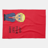 Donald Trump, der eingebildet schaut Küchentuch (Horizontal)