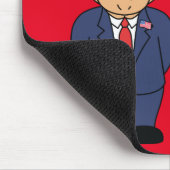 Donald Trump, der eingebildet schaut Mousepad (Ecke)